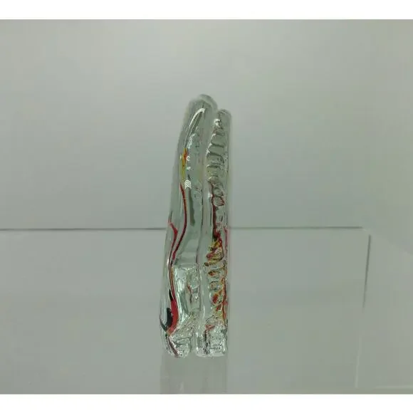 VTG Handcrafted Glass Paperweight Fish Aquarium Murano Style - Picture 2 of 4